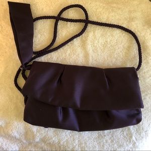 Plum clutch purse